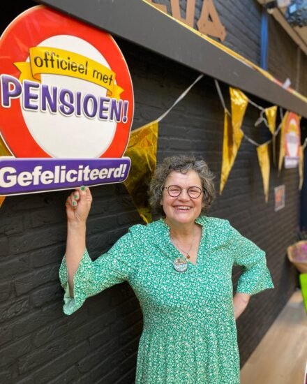 Juf Anthony gaat met pensioen